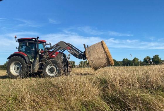 C'est l'été ! La Ferme des Tilleuls se lance dans les balles de paille et de foin !
